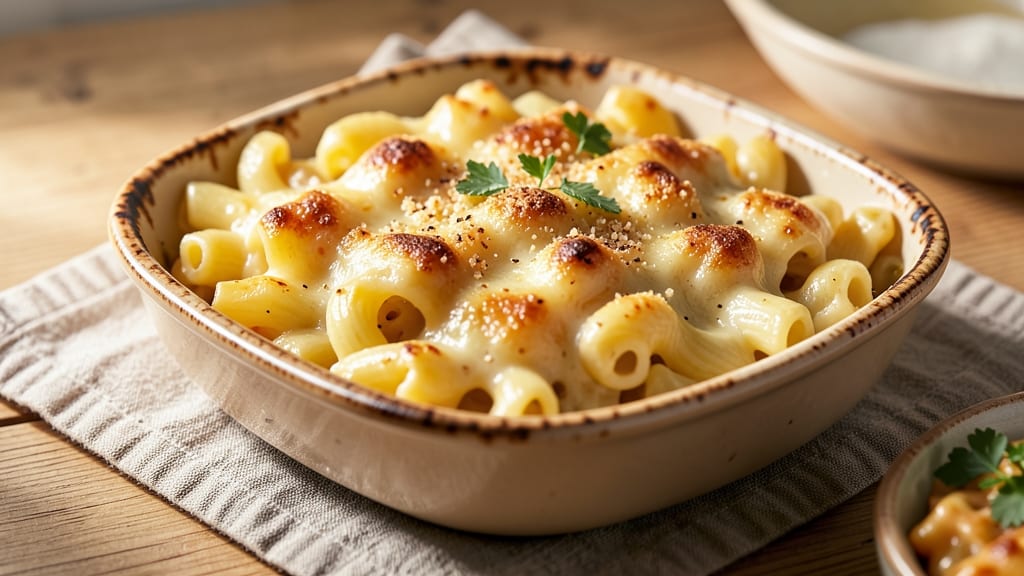 Baked Mac and Cheese Recipe for 4: Crispy Top, Melty Core Magic