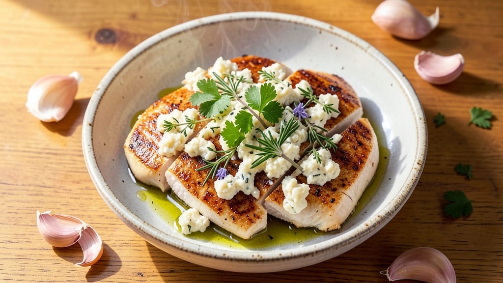 Alouette Garlic and Herb Cheese Recipe: Herb-Infused Melting Magic for Grilled Meats