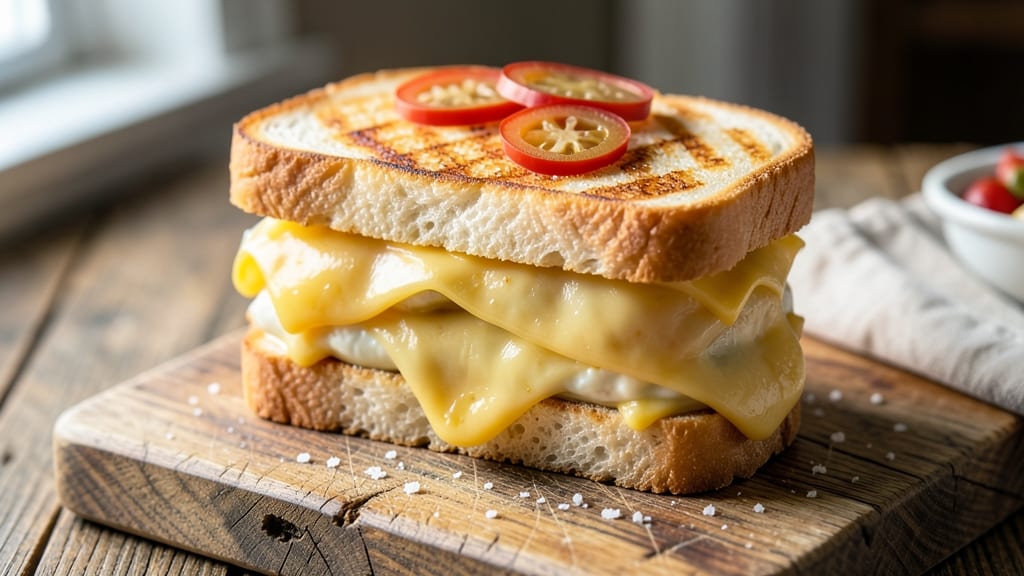American Cheese Sandwich Recipe: Grilled Gooeyness With Crispy Bread