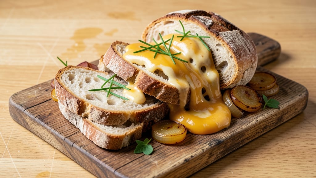 99 Restaurant Pub Cheese Recipe: Crispy Onion Topping and Melty Cheddar Magic