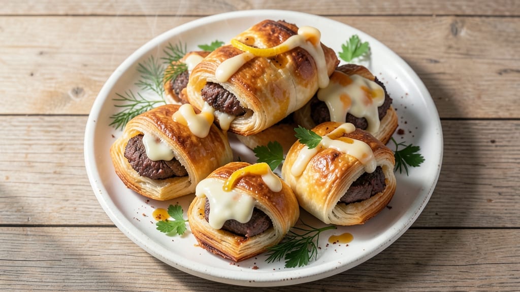 Beef and Cheese Piroshki Recipe: Flaky Dough Wrapped Around Juicy Beef