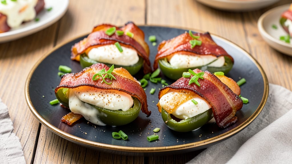 Bacon-Wrapped Cream Cheese Jalapeño Popper Recipe: Smoky-Spicy Bites That Vanish in Minutes