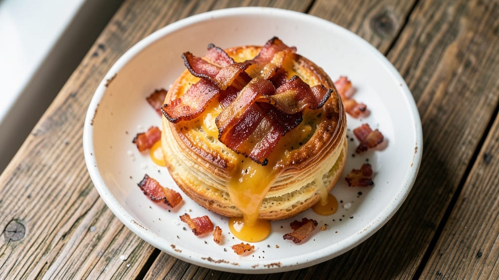Bacon and Cheese Biscuit Recipe: Flaky Layers with Melty Pull-Apart Magic