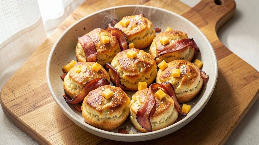 Bacon Cheese Scones Recipe Easy: Flaky Layers With Melty Pulls in 15 Minutes