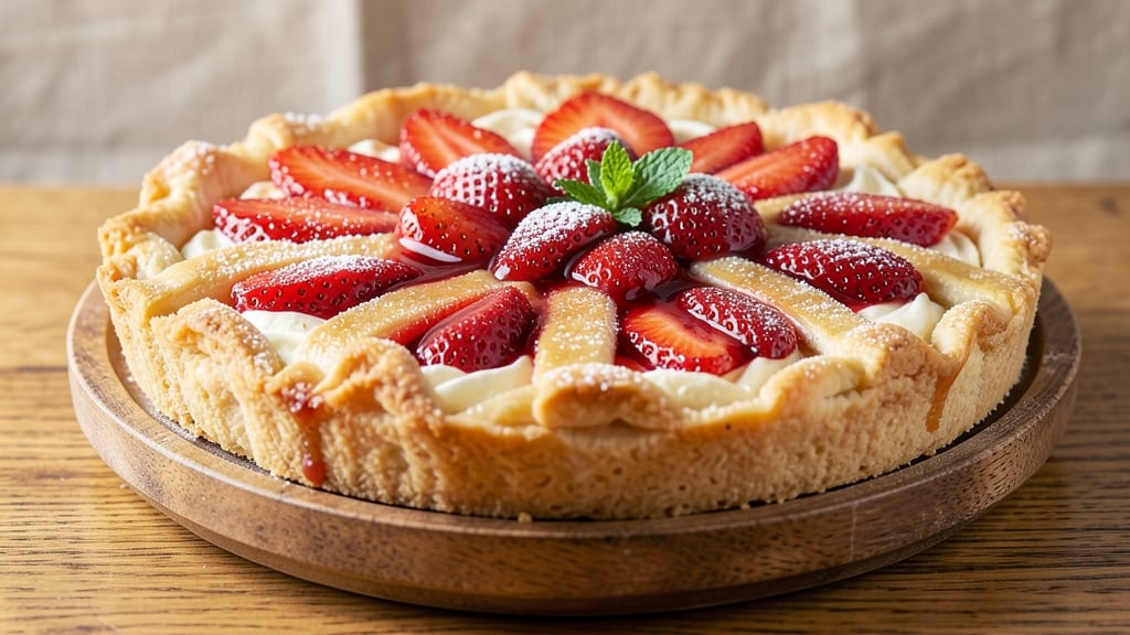 Bakers Square Strawberry Cream Cheese Pie Recipe: Flaky Crust Meets Tangy Berry Bliss