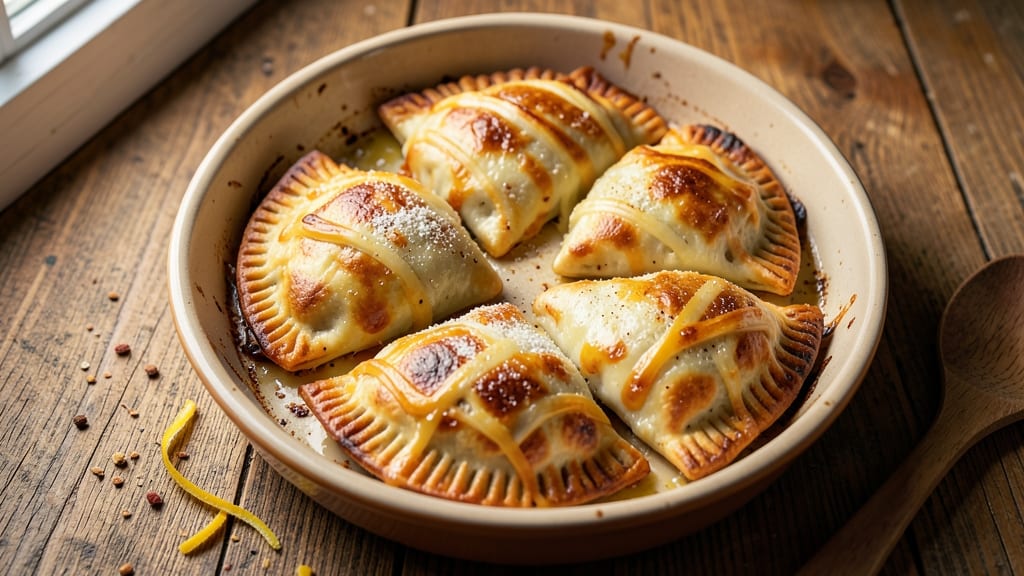 Baked Cheese Empanadas Recipe: Flaky Crusts Stuffed With Melted Cheese Filling