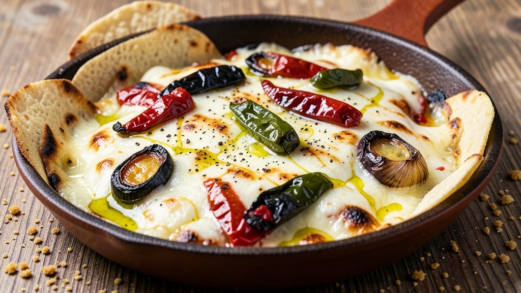 Asadero Cheese Recipe: Melty Queso Fundido With Crispy Tortilla Topping