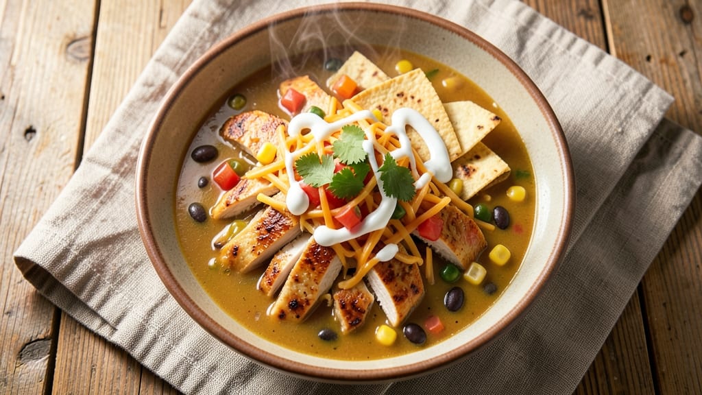 Applebee's Cheese Chicken Tortilla Soup Recipe: Smoky Cumin-Kissed Tortilla Crunch