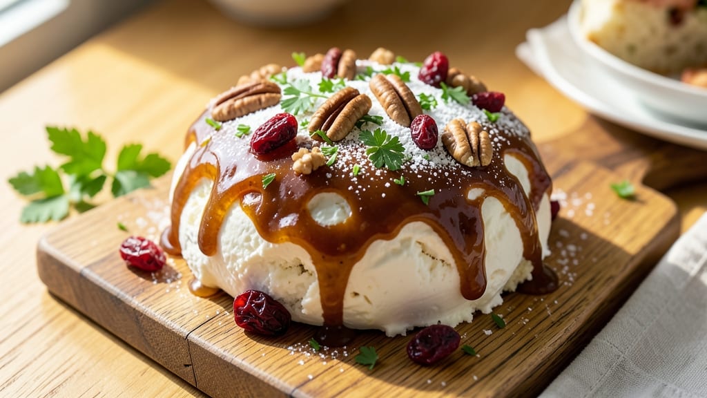 Apricot and Cream Cheese Ball Recipe: Sweet-Tart Bites With Herbed Crunch