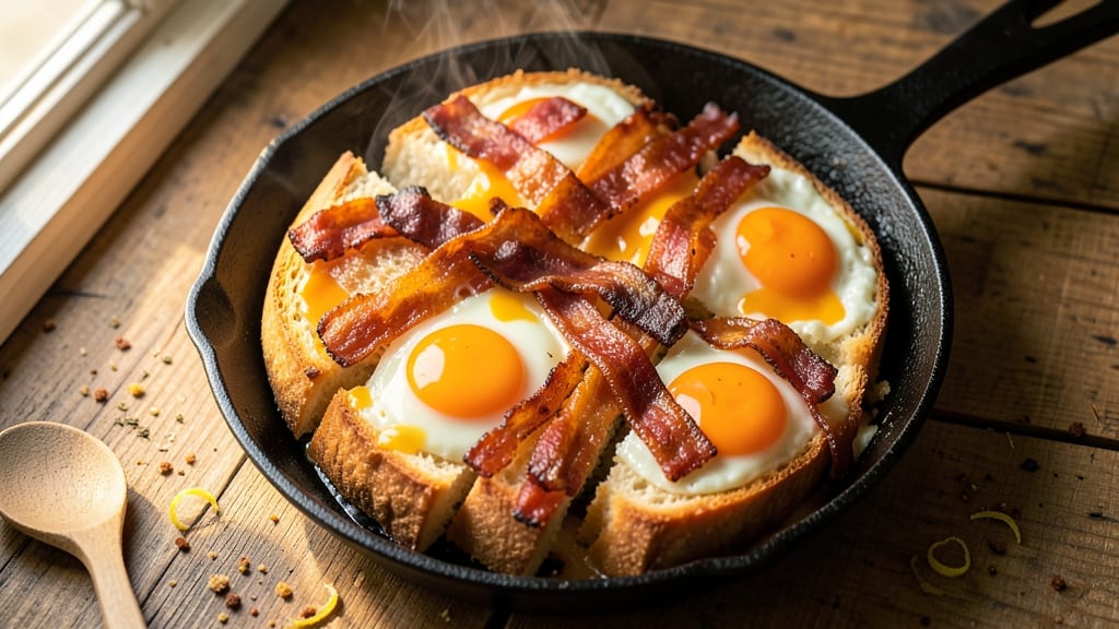 Amish Bacon, Egg, and Cheese Bread Recipe: Flaky Layers with Gooey Pull-Apart Magic