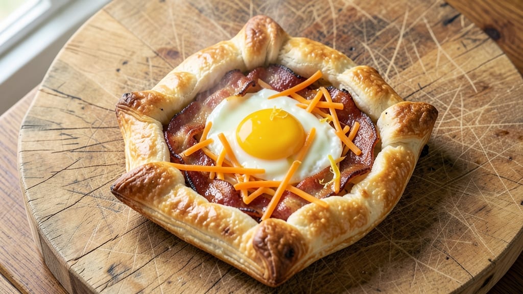 Bacon, Egg, and Cheese Hot Pocket Recipe: Flaky Pastry Envelopes With Gooey Meltdowns