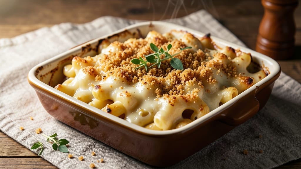 Baked Mac and Cheese Recipe With Crunchy Top: Golden Crust, Melty Cheese Layers