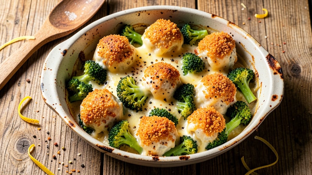Baked Broccoli Cheese Balls Recipe: Golden Crunch and Melty Pulls in 20 Minutes