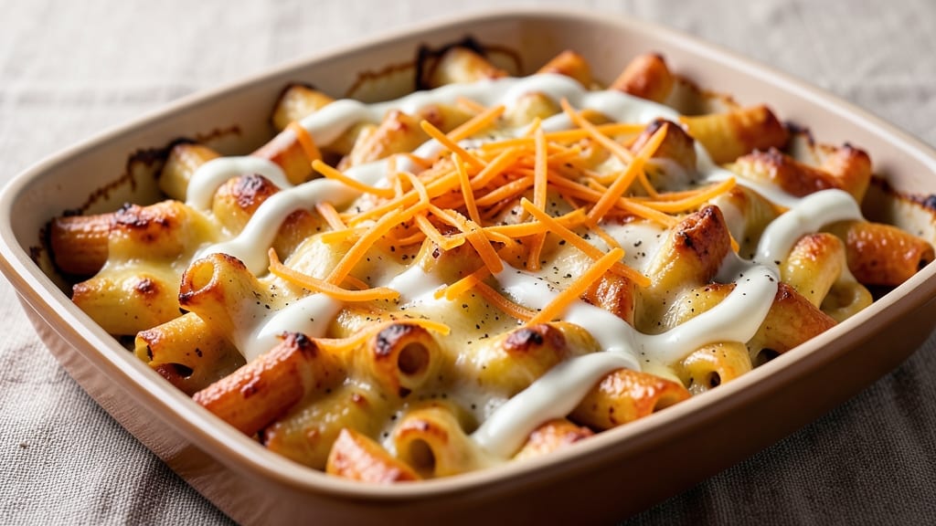 Baked Velveeta Shells and Cheese Recipe: Triple-Layered Crunch With Gooey Melty Chunks
