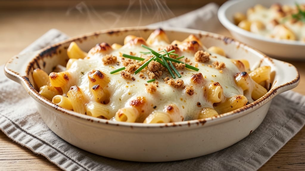 Baked Macaroni and Cheddar Cheese Recipe: Crispy Top, Melty Pull-Apart Magic
