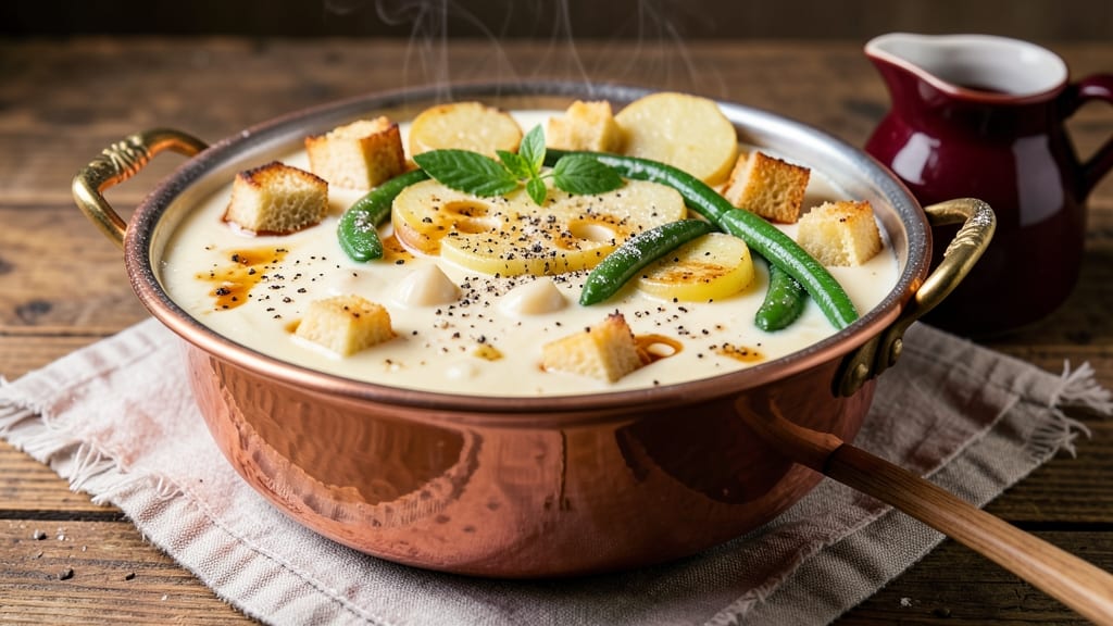 Authentic Swiss Cheese Fondue Recipe: Warm, Melty Cheese Pool With Crispy Bread Dippers