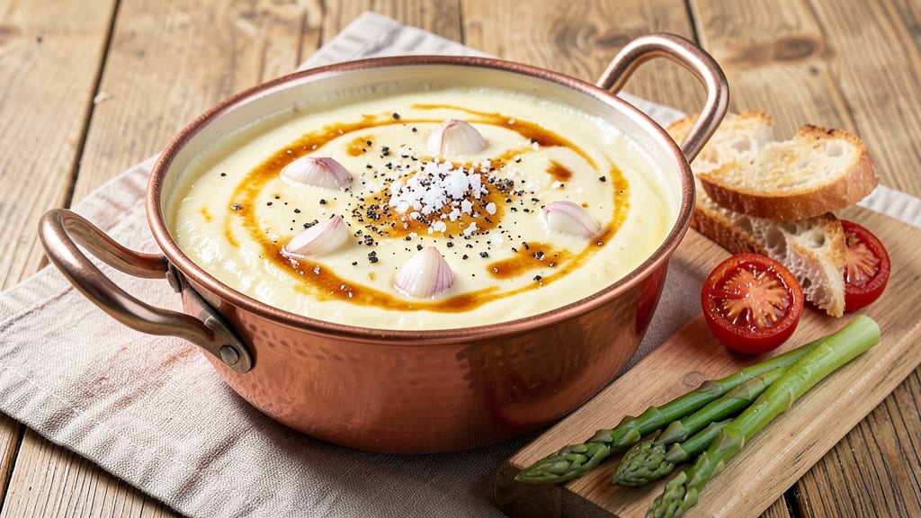 Asiago Cheese Fondue Recipe: Melt-In-Mouth Creaminess With Toasted Bread Pairings