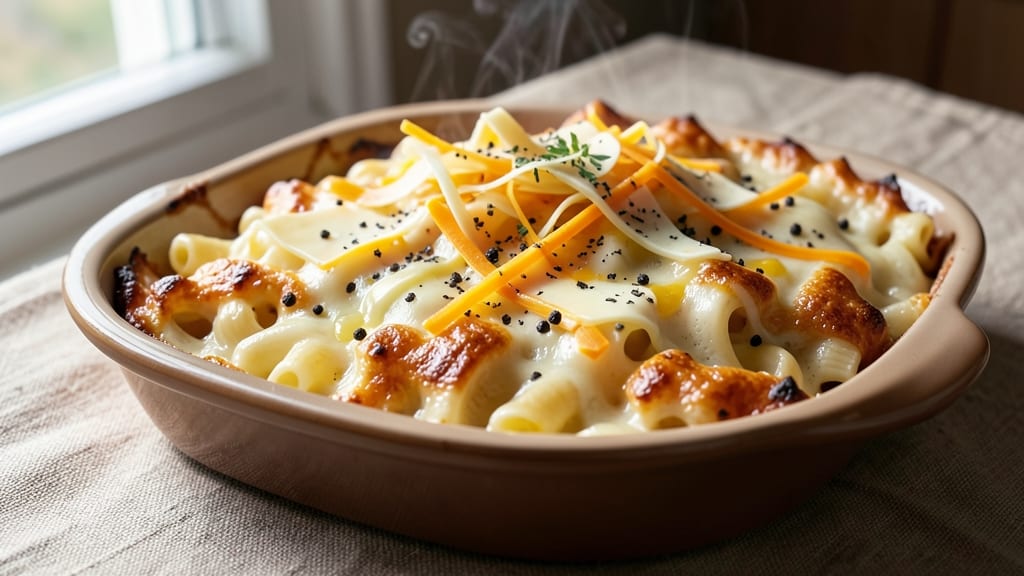 Baked Mac and Cheese Recipe with Colby Jack: Crispy Top, Melty Streaks, One-Pan Magic