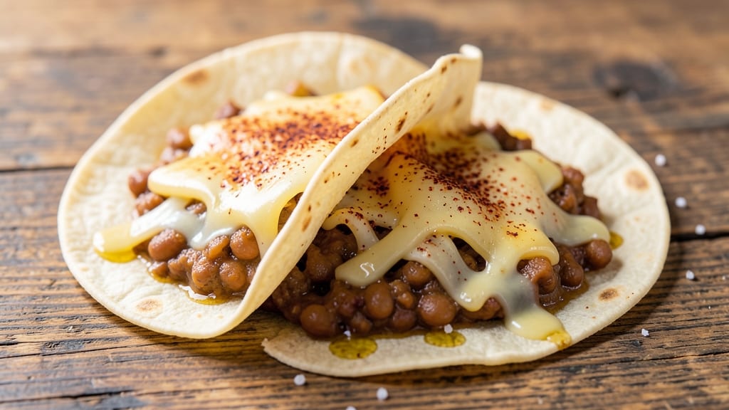 Bean and Cheese Breakfast Tacos Recipe: Crispy Tortillas With Melty Cheese Fusion
