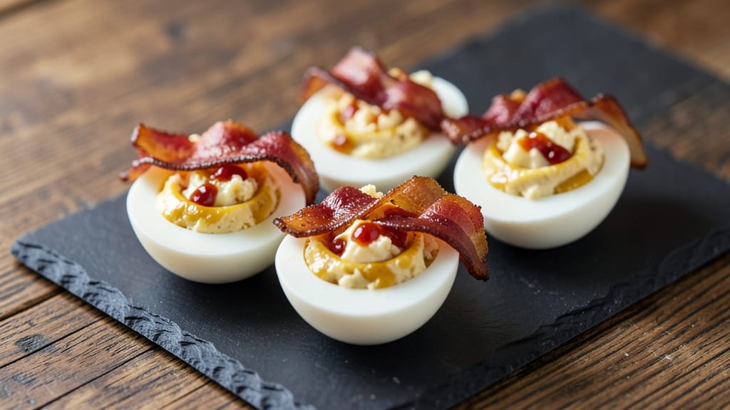 Bacon and Cheese Deviled Eggs Recipe: Crispy Crust, Creamy Centers, and Smoky Bite