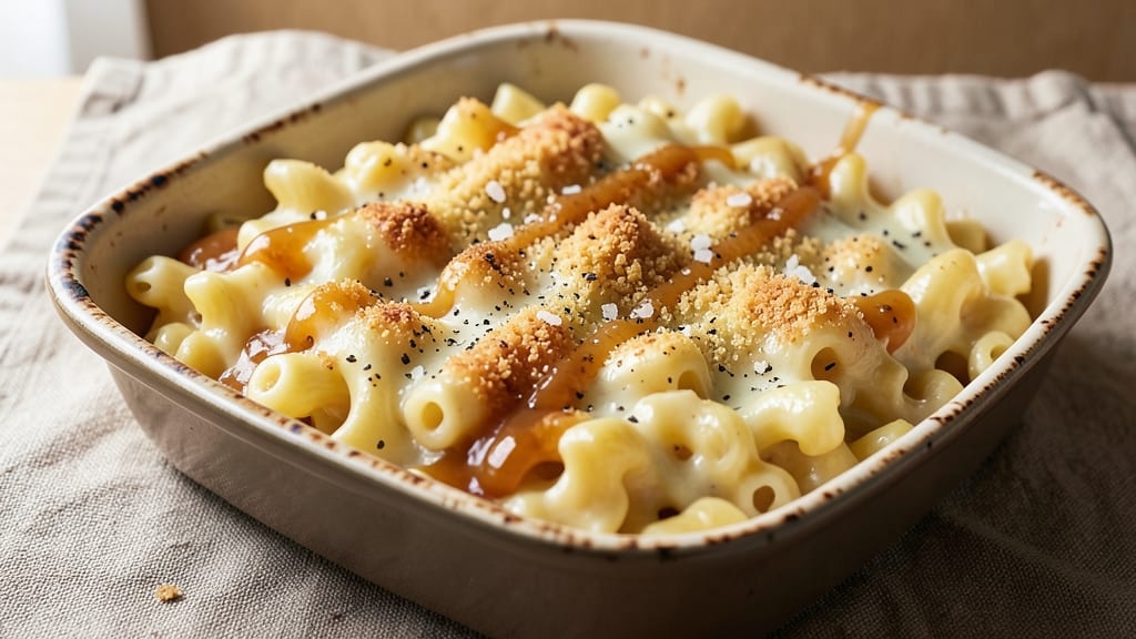 Baked Mac and Cheese Recipe Original: Triple-Layered Crunch With Gooey Cheese Rivers