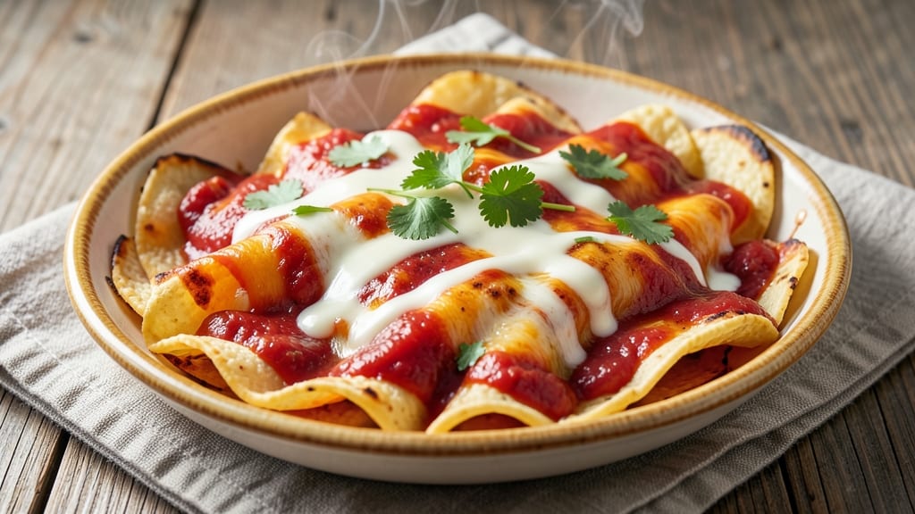 Amy's Cheese Enchiladas Copycat Recipe: Melted Cheese Rivers and Crispy Tortilla Layers