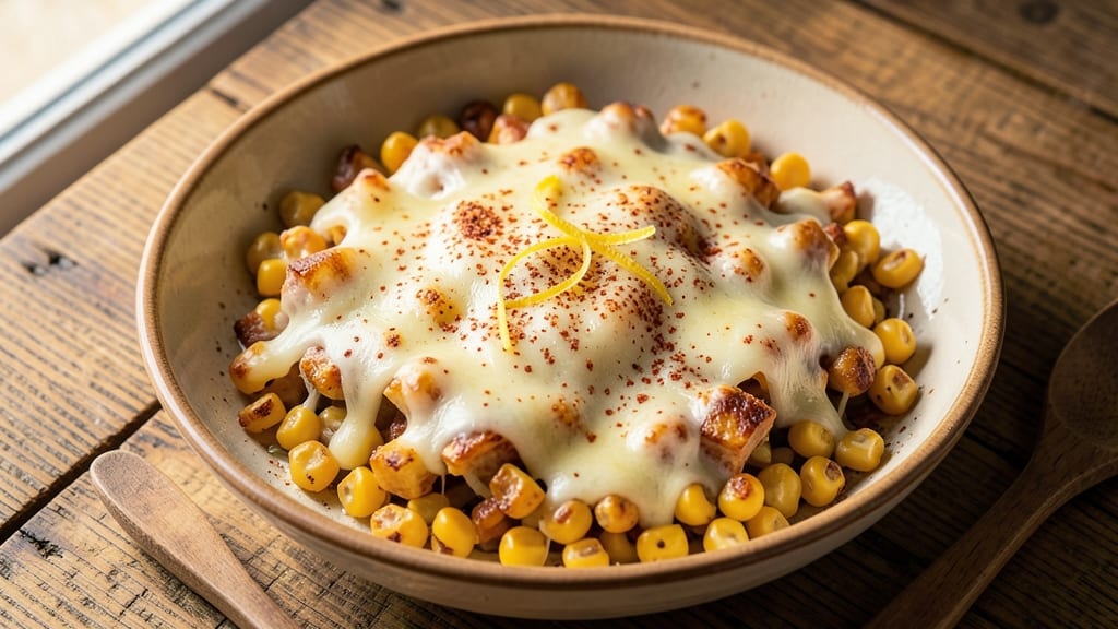 Baked Cheese Corn Recipe: Melty Gouda and Crispy Kernel Harmony