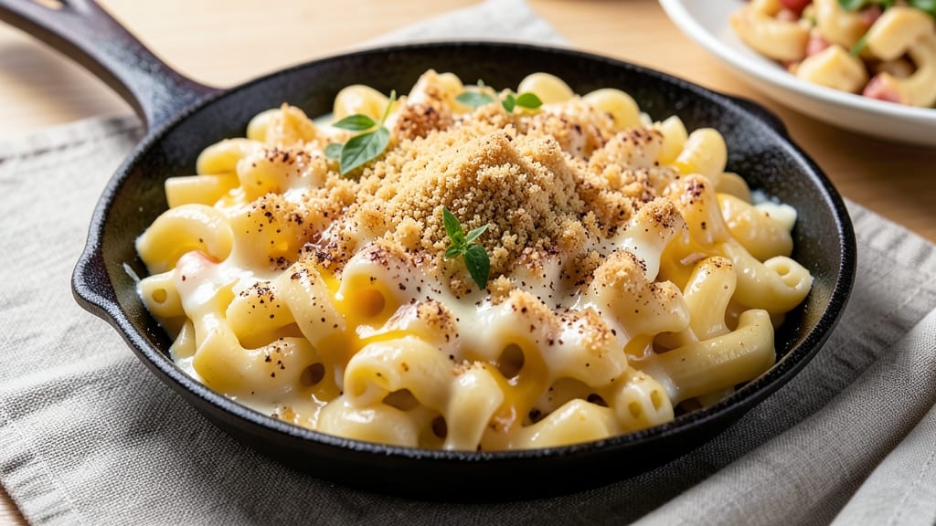 American Style Mac And Cheese Recipe: Baked Until Bubbly and Golden
