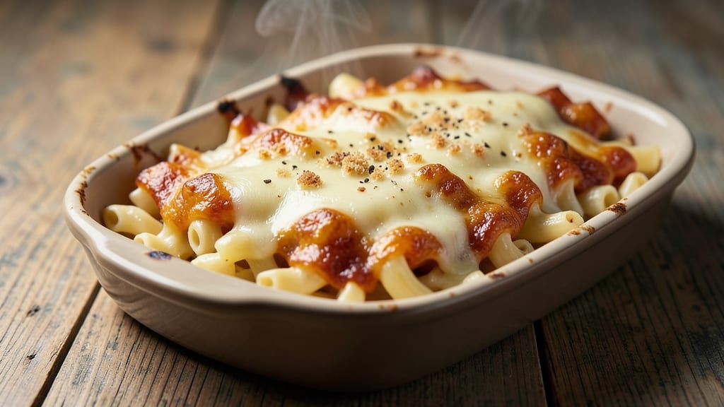 Bakedmac and Cheese Recipe: Double-Baked Crunch With Golden Crust