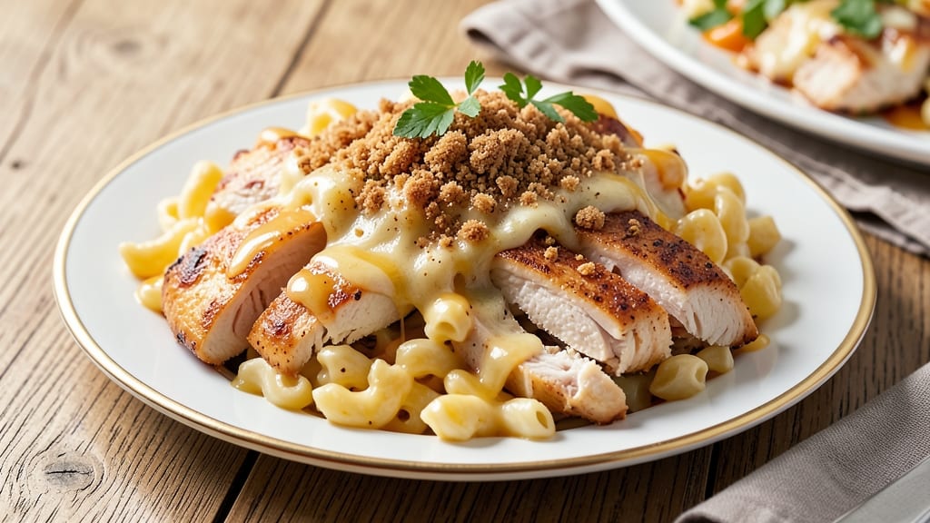 Applebee's Chicken Mac and Cheese Recipe: Crispy Breaded Chicken in Creamy Tomato Sauce
