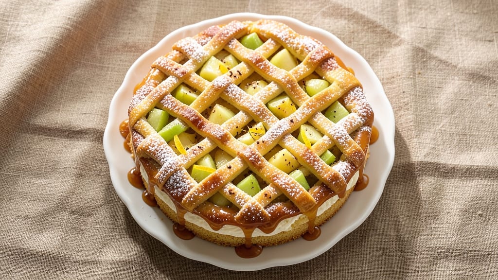 Apple Cream Cheese Torte Recipe: Light-as-Air Layers With Vanilla Bean Kiss