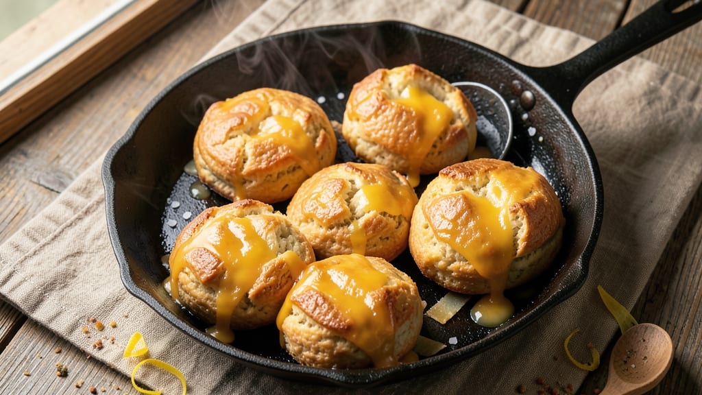 American Cheese Biscuits Recipe: Buttery Layers With Melty Gooey Hearts