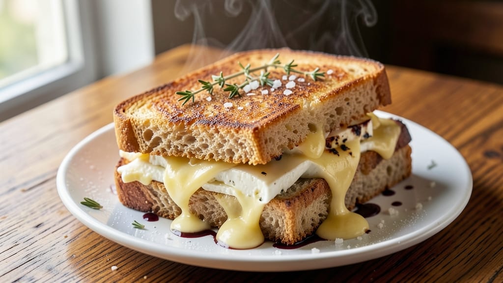 Artisan Grilled Cheese Recipe: Crispy-Golden Edges and Stringy Cheese Magic