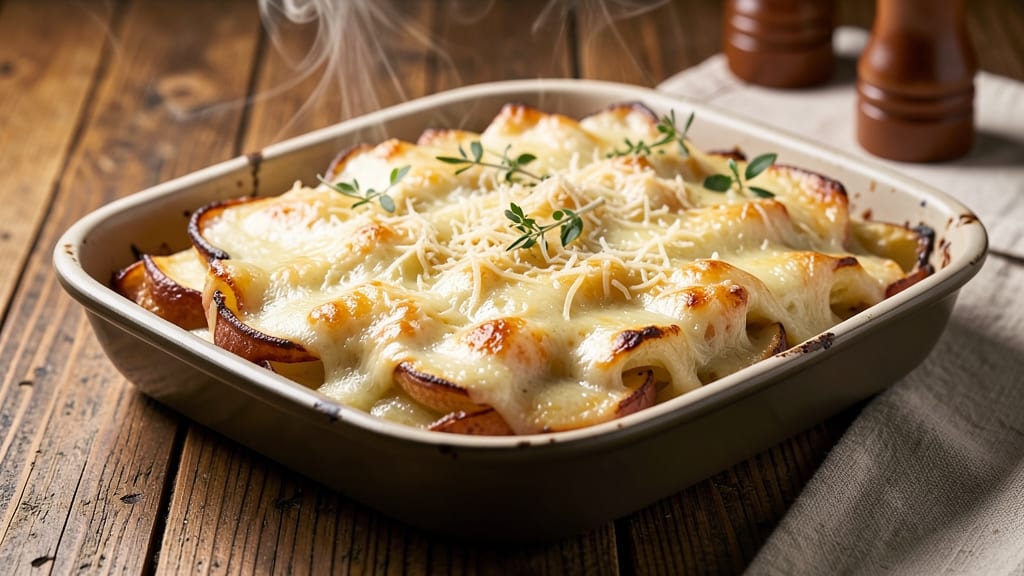 Baked Cheese Scalloped Potatoes Recipe: Crispy Top, Melty Layers Every Time