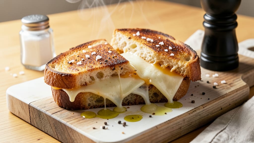 Basic Grilled Cheese Recipe: Crispy-Golden Crusts and Melted Cheese Rivers