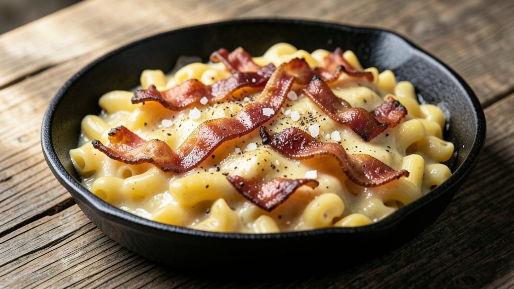 Andrew Gruel Mac and Cheese Recipe: Smoky Bacon Crunch Meets Velvety Cheese