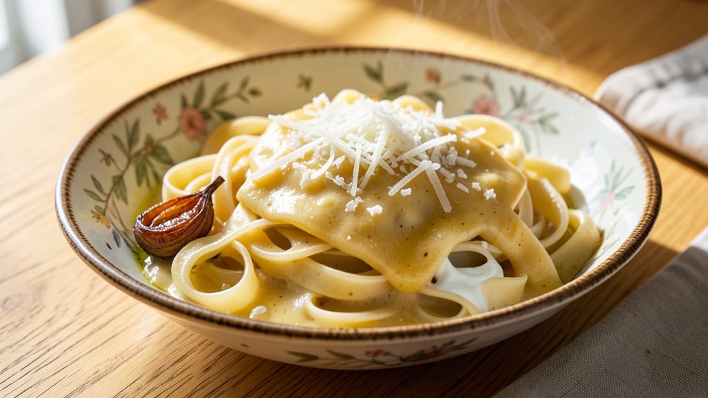 Asiago Cheese Pasta Sauce Recipe: Nutty, Creamy Blanket for Fettuccine
