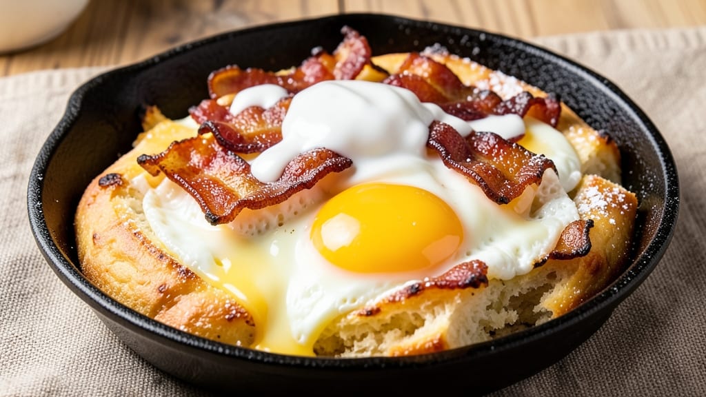 Bacon, Egg, and Cheese Biscuit Bake Recipe: Flaky Layers With Gooey Pulls in One Pan