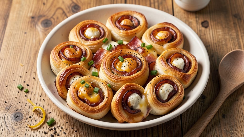Bacon Cheese Rolls Recipe: Flaky Layers With Melty Pulls in 20 Minutes