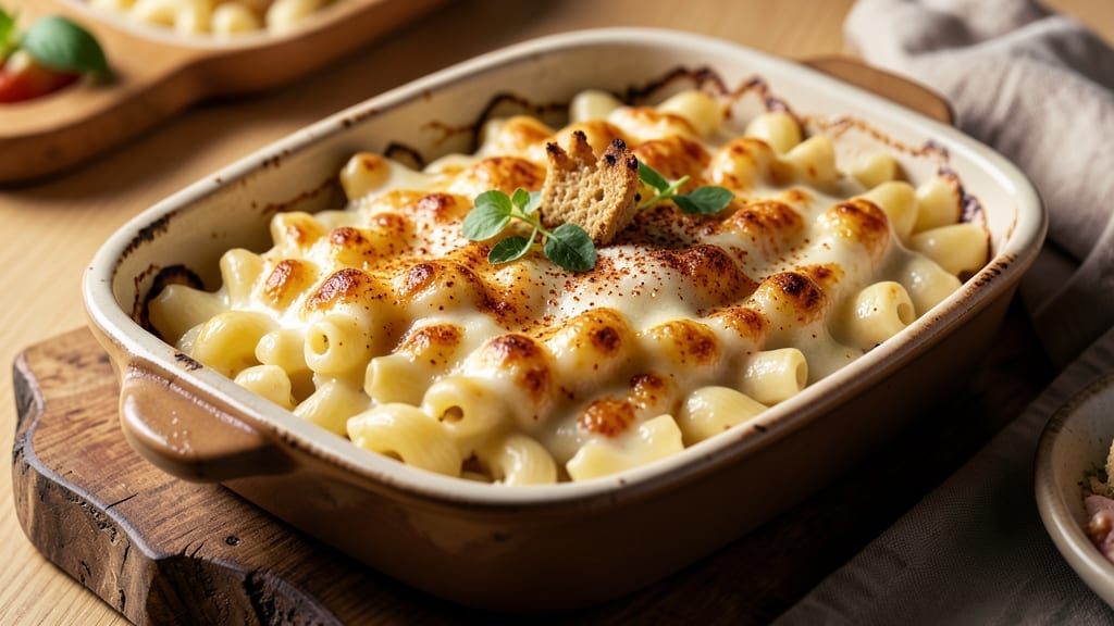 Baked Mac and Cheese Air Fryer Recipe: Triple-Crispy Top, Melty Core Magic