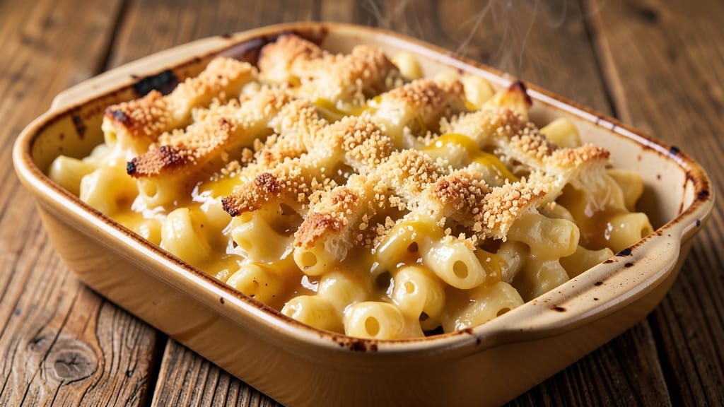 Baked Mac and Cheese Recipe with Panko Bread Crumbs: Crispy Top, Gooey Pulls, One-Pan Magic