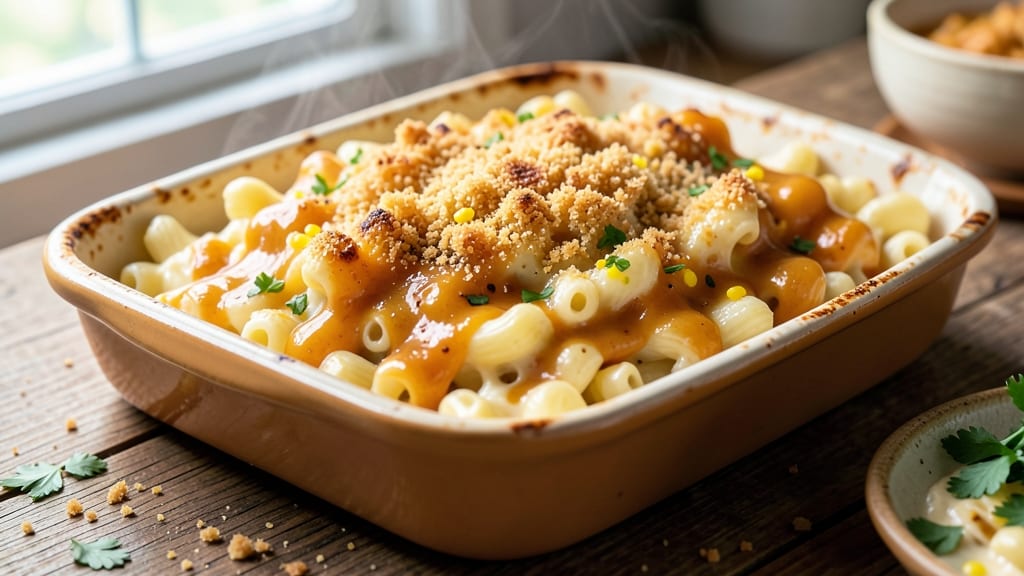 Baked Macaroni and Cheese Recipe with American Cheese: Ultra-Creamy, Stretch-Out-of-the-Bowl Richness