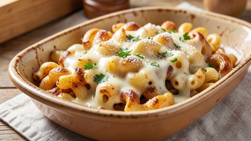 Baked Macaroni and Cheese Shells Recipe: Triple-Layered Crunch With Gooey Centers