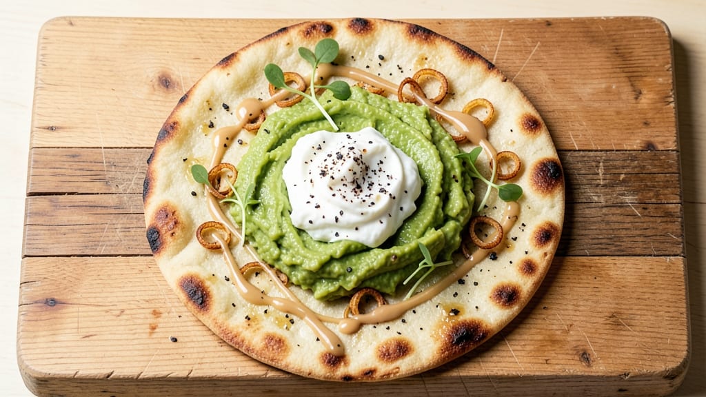 Avocado Cottage Cheese Flatbread Recipe: Crispy Edges and Creamy Avocado Swirls