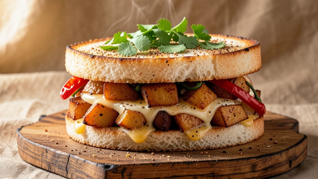 Aloo Cheese Sandwich Recipe: Spiced Potato and Melty Cheese Grilled Magic