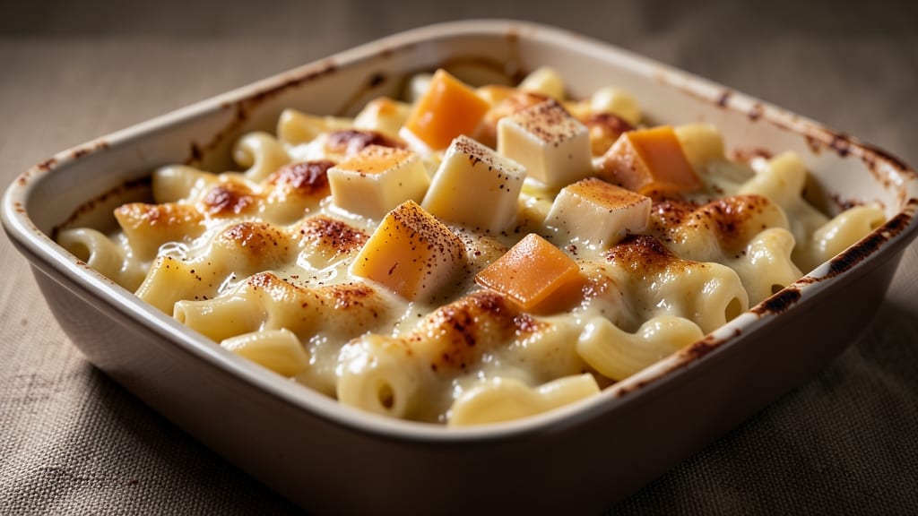 Baked Mac and Cheese Recipe with Gouda and Cheddar: Double-Baked Crunch Meets Melty Gouda Streaks