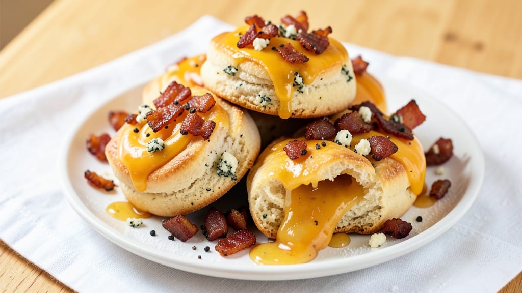 Bacon and Cheese Dog Biscuit Recipe: Smoky Crunch With Melty Pull-Apart Magic