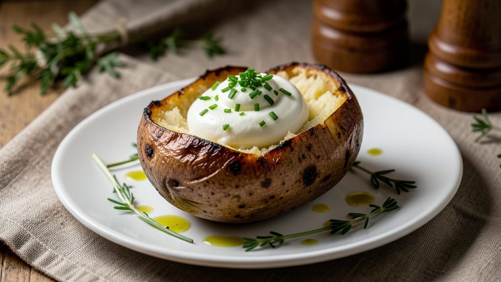 Baked Potato and Cream Cheese Recipe: Crispy Skin, Ultra-Creamy Fillings