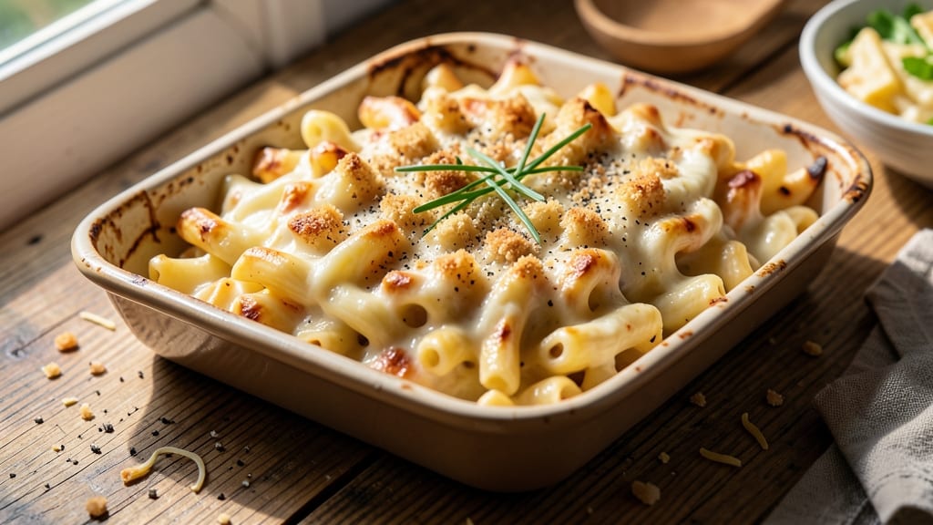 Baked Macaroni and Cheese Recipe From Scratch: Triple-Layered Crunch With Cheesy Pulls