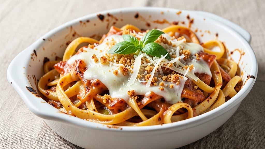 Baked Four Cheese Pasta Recipe: Bubbling Béchamel With Golden Crisp Top